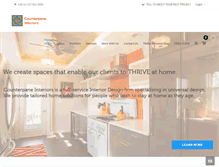 Tablet Screenshot of counterpaneinteriors.com